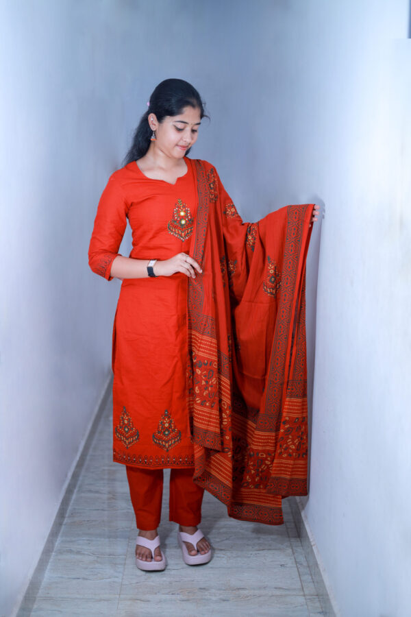 tabu cotton 3 piece suit set with printed dupatta tabu cotton 3 piece suit set with printed dupatta