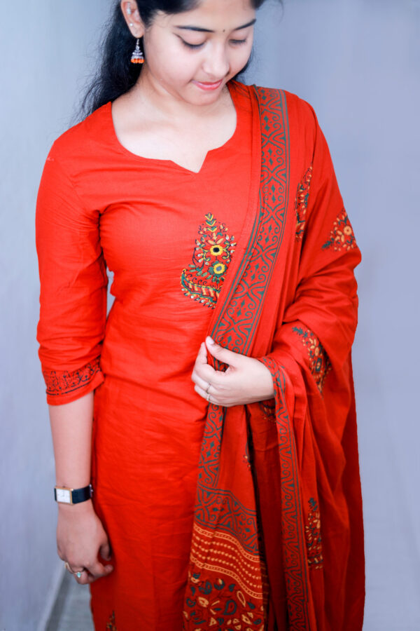 tabu cotton 3 piece suit set with printed dupatta tabu cotton 3 piece suit set with printed dupatta